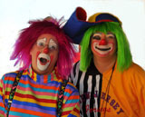 PHOTO:  Two clowns at Clownfest