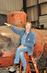 photo:  Tour guide Strasburg RR
