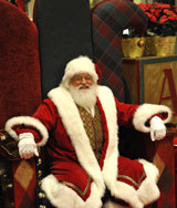 photo:  Menlo Park Mall Santa