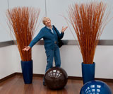 photo:  Paddy and decorations