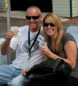 photo:  A fun couple at the festival