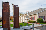 photo:  Steel girders from the WTC