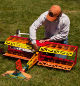 photo:  Gary and his sports aircraft